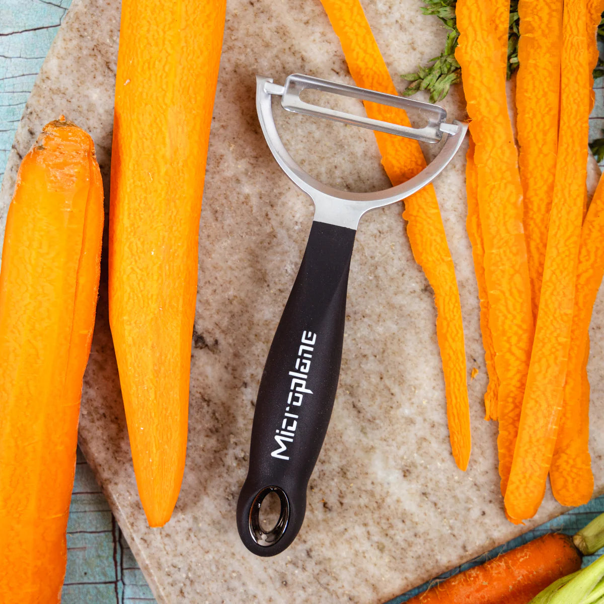 Microplane Professional Y Straight Blade Stainless Steel Peeler