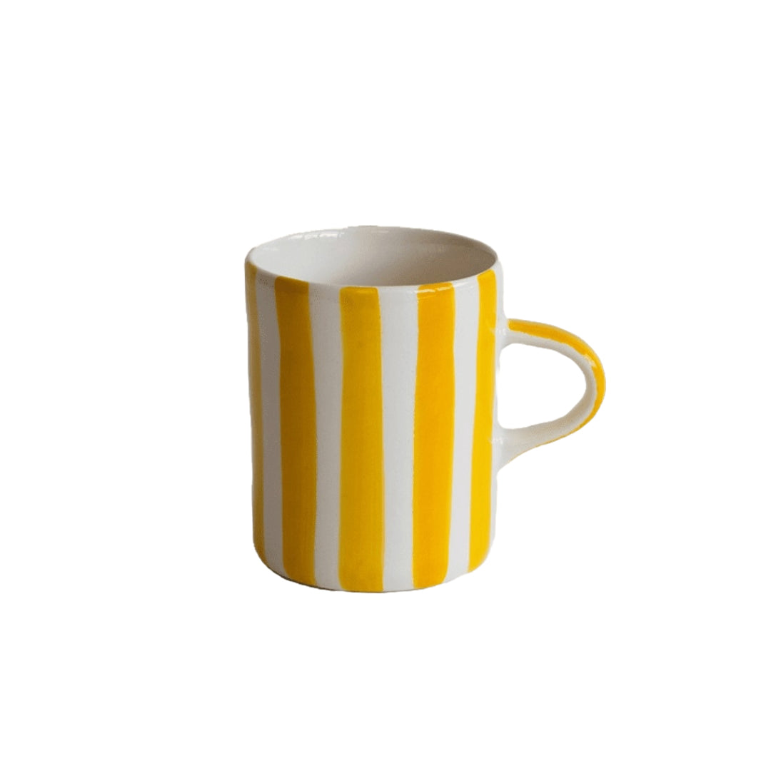 Musango Demi Mug Candy Stripe - Turmeric