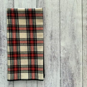 Tartan Cloth Napkins, Set of Four (sold in 3 different designs)