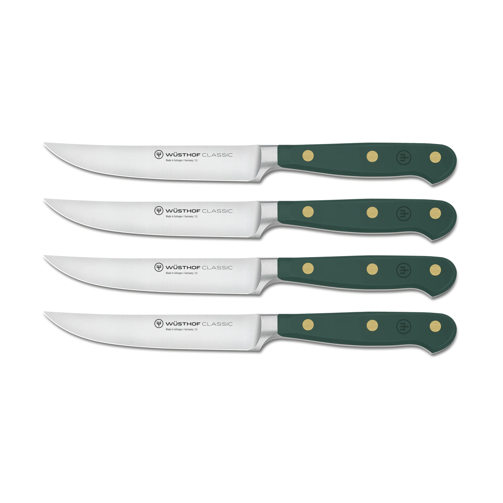 Wüsthof Classic NEW 4-piece Steak Knife Set, Fresh Rosemary