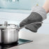 Zeal SteamStop™ Silicone Single Stripe Oven Glove, Dark Grey