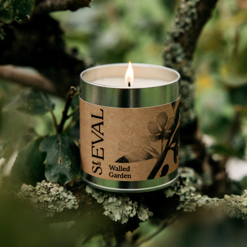 St Eval Walled Garden, Scented Tin Candle