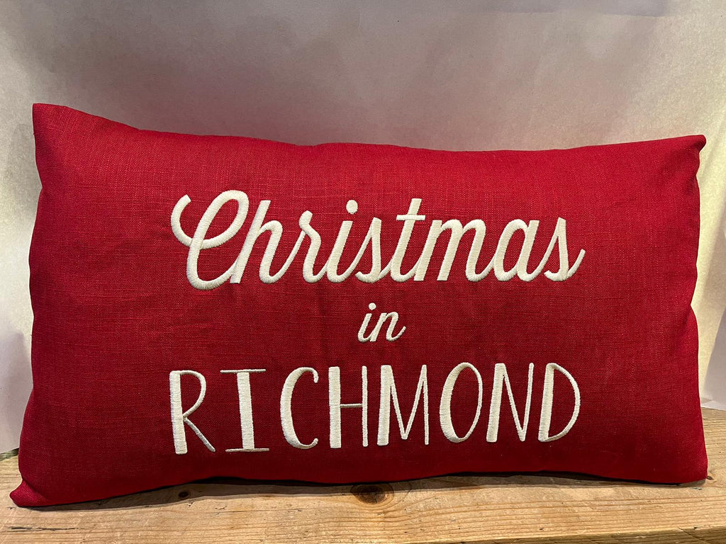 Bluebell Christmas In Richmond Cushion