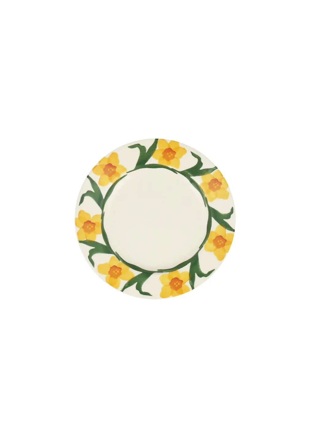 Emma Bridgewater NEW Windblown Daffodils Small Side Plate, 6.5 Inch