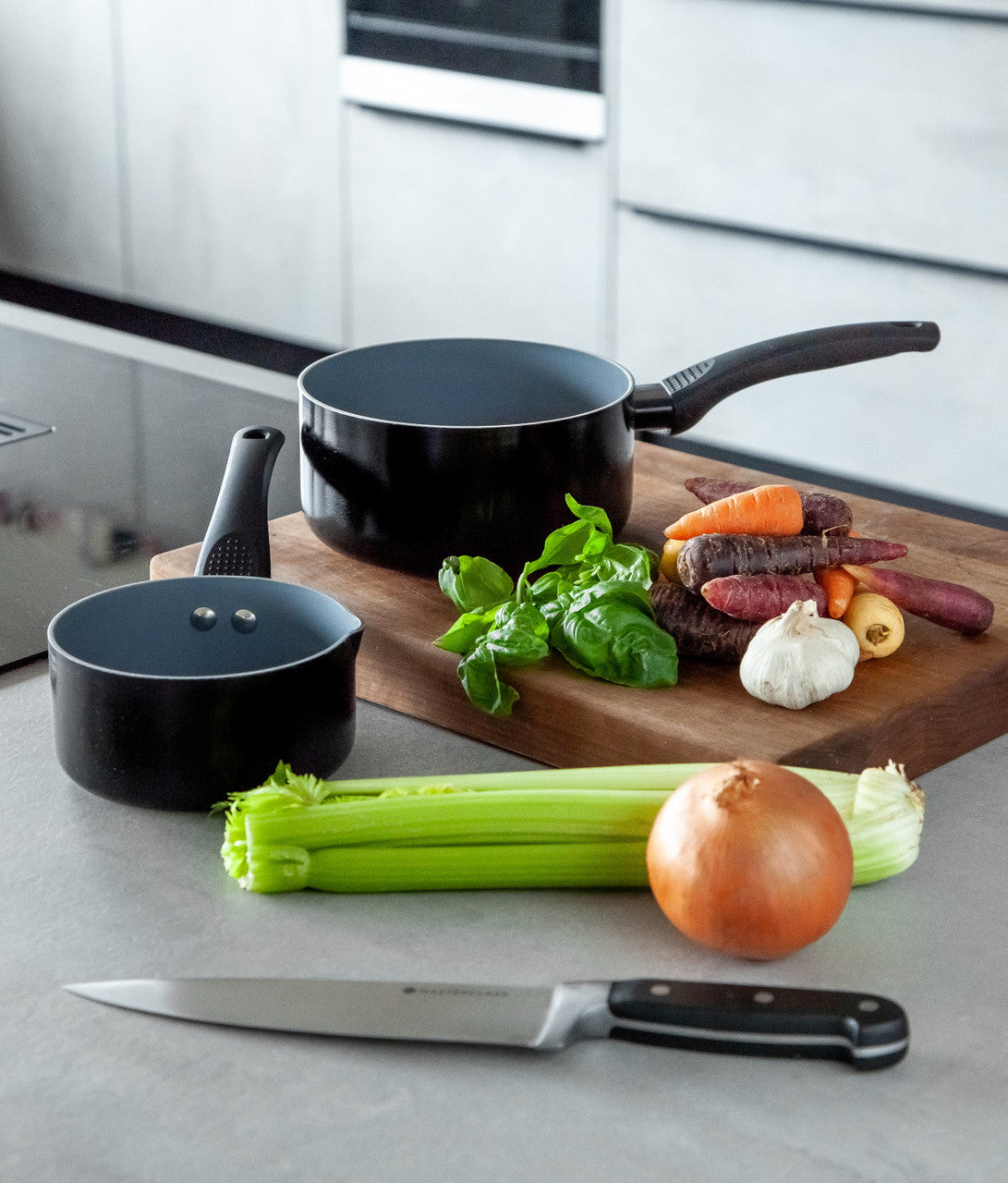 Masterclass Milk Pan 14cm Ceramic Non Stick Induction