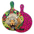 Bean & Bemble Serving Platter Double Sided Melamine Large Wild Cat Leopard Hot Pink Animal Print