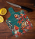 Dollyhotdogs Small Christmas Robin Chopping Board