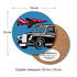 Bean & Bemble Coaster Melamine Wooden London Souvenir - Black Cab