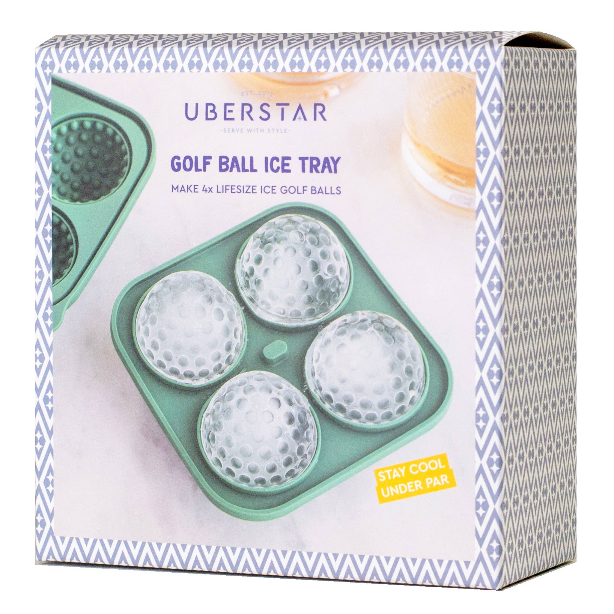 Uberstar Silicone Sports Golf Ball Ice Cube Tray