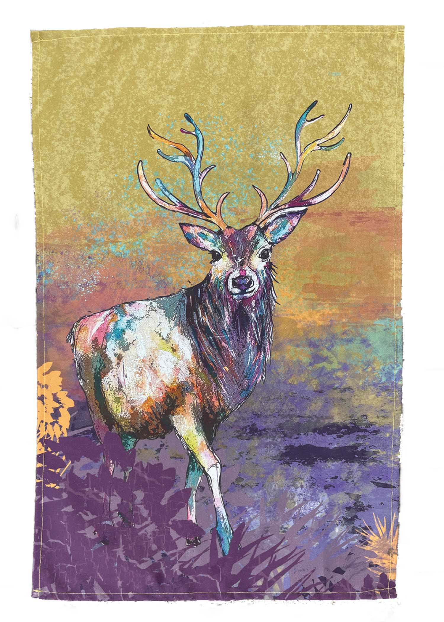 Dollyhotdogs Stag Tea Towel