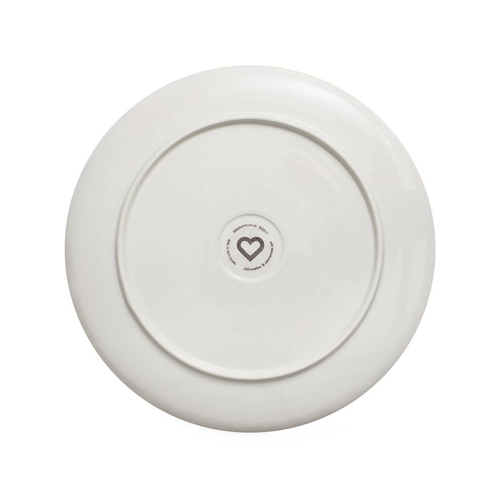 Blisshome Platter Crab Orange | Round Ceramic Serving Platter