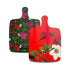 Bean & Bemble Cheese Board Double Sided Large Melamine Festive Christmas Poinsettia