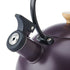 La Cafetiere Whistling Kettle In Modern Purple Colour With Heat Resistant Wooden Handle, 1.6L
