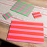 Creative Tops Stripe Print Pack of 4 Premium Coasters
