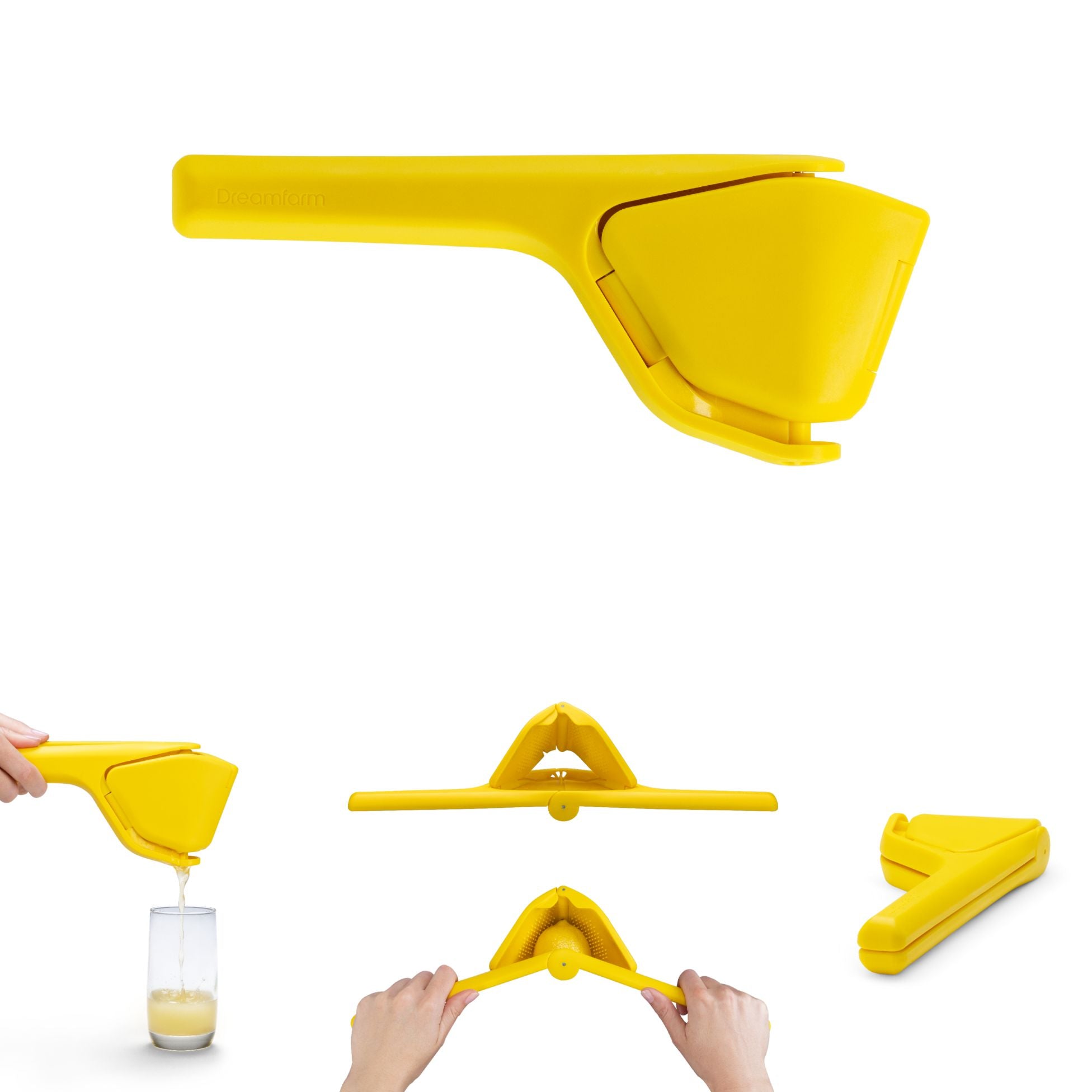Dreamfarm Fluicer - Lemon Fold Flat Easy Juicer