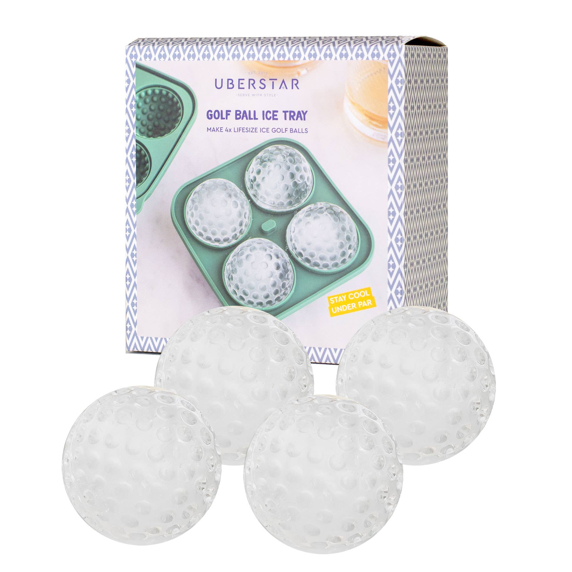 Uberstar Silicone Sports Golf Ball Ice Cube Tray