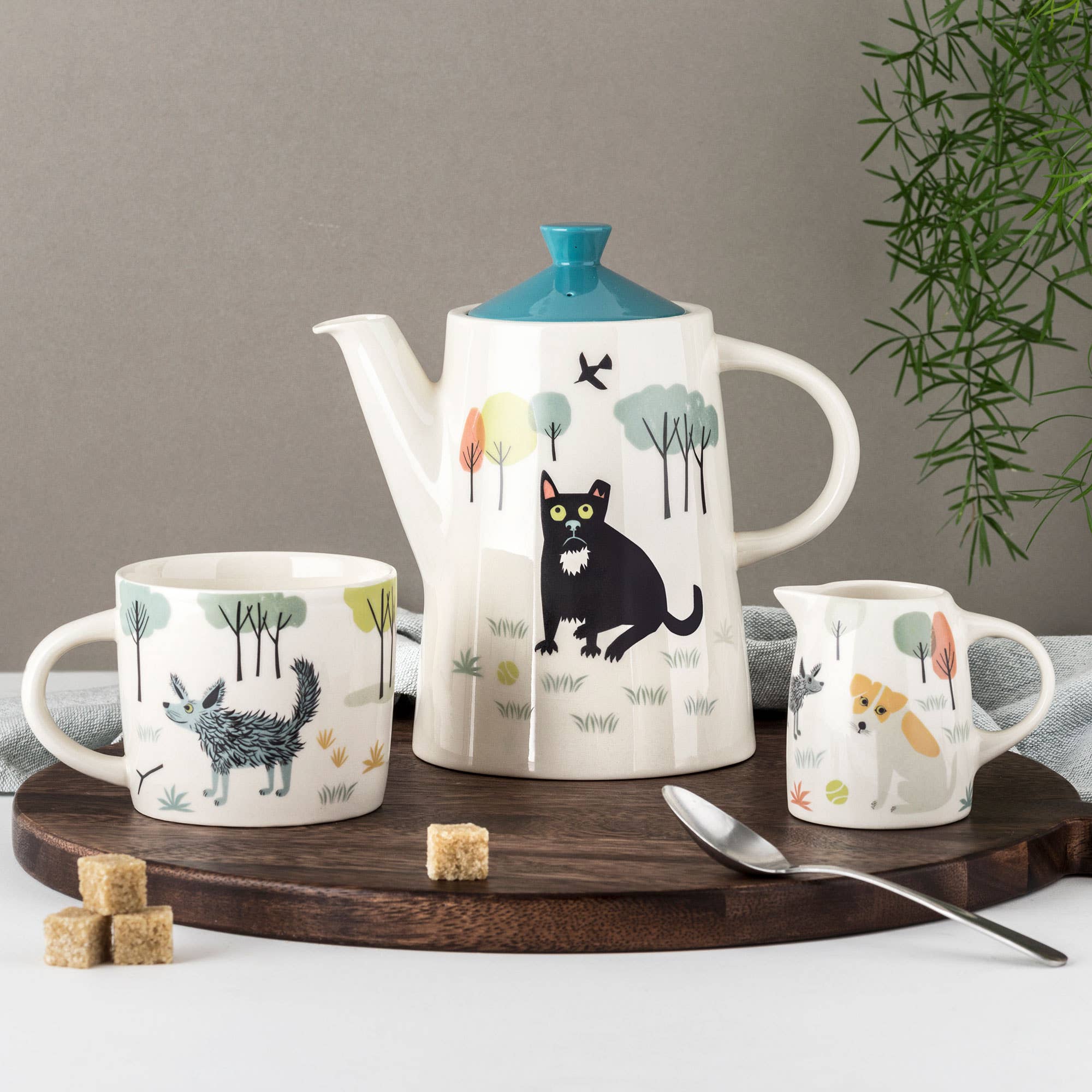 Hannah Turner Handmade Ceramic Dog Teapot