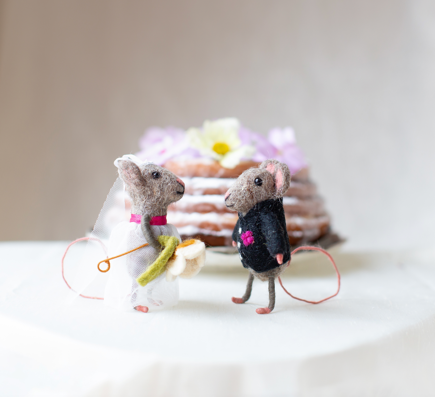 Sew Heart Felt Bride Wedding Mouse