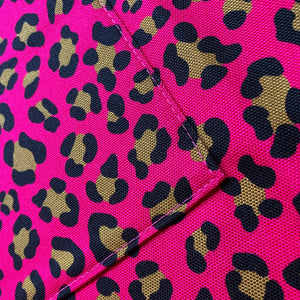 Bean & Bemble Wild Cat Pink Leopard Print Apron