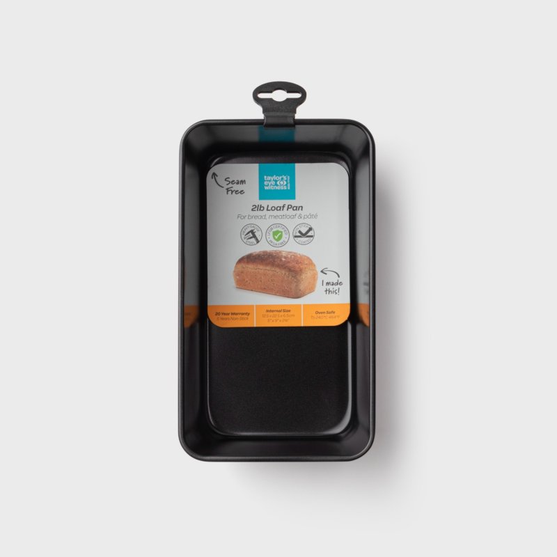 Carbon Steel 2lb Loaf Tin, Black