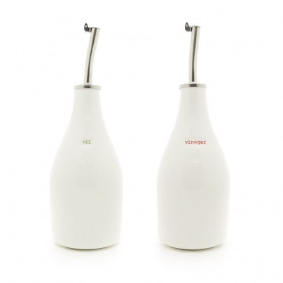 Keith Brymer Jones Oil & Vinegar Bottle Set - oil and vinegar