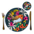 Bean & Bemble Placemat Large Round Melamine Wooden British Bird Robin