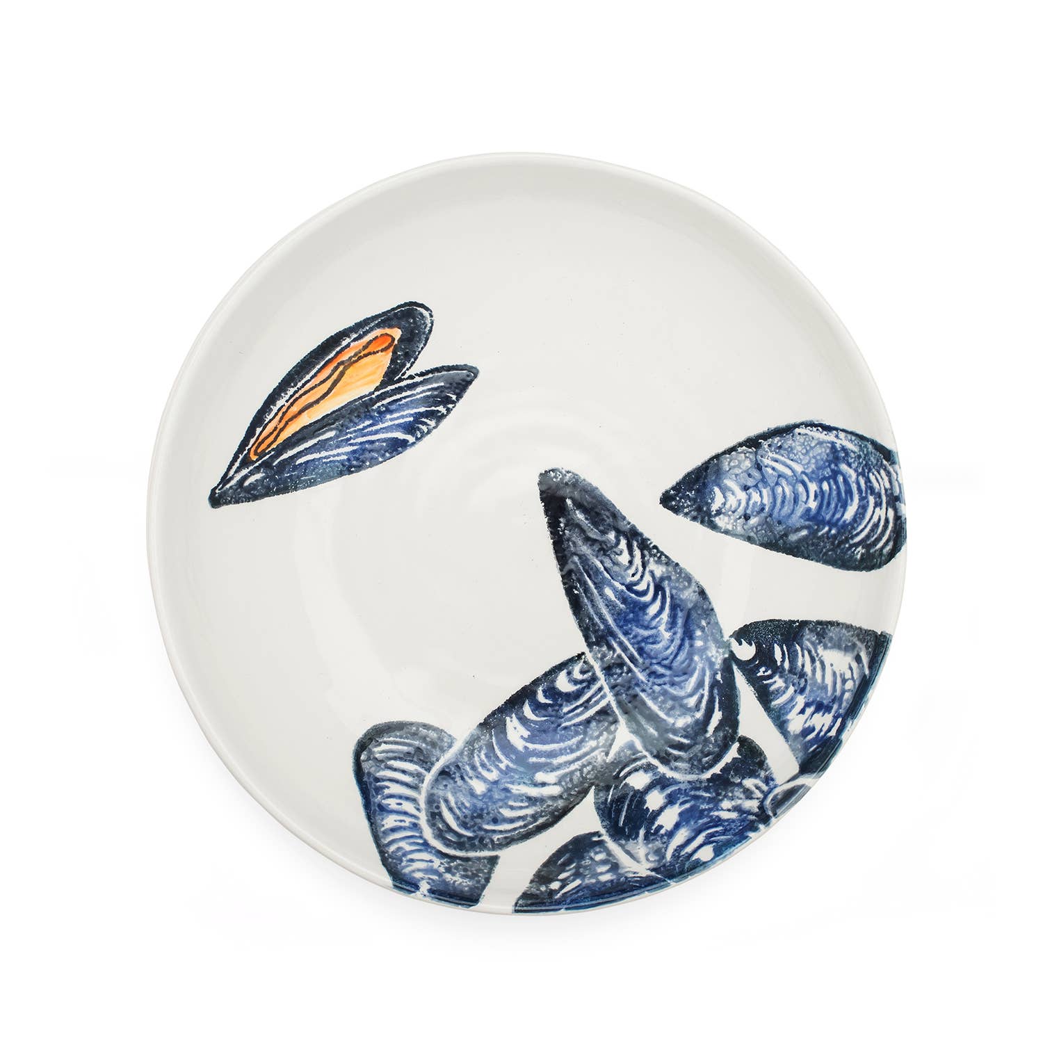 Creatures Mussel Supper Bowl | Ocean Animal | Blue Tableware