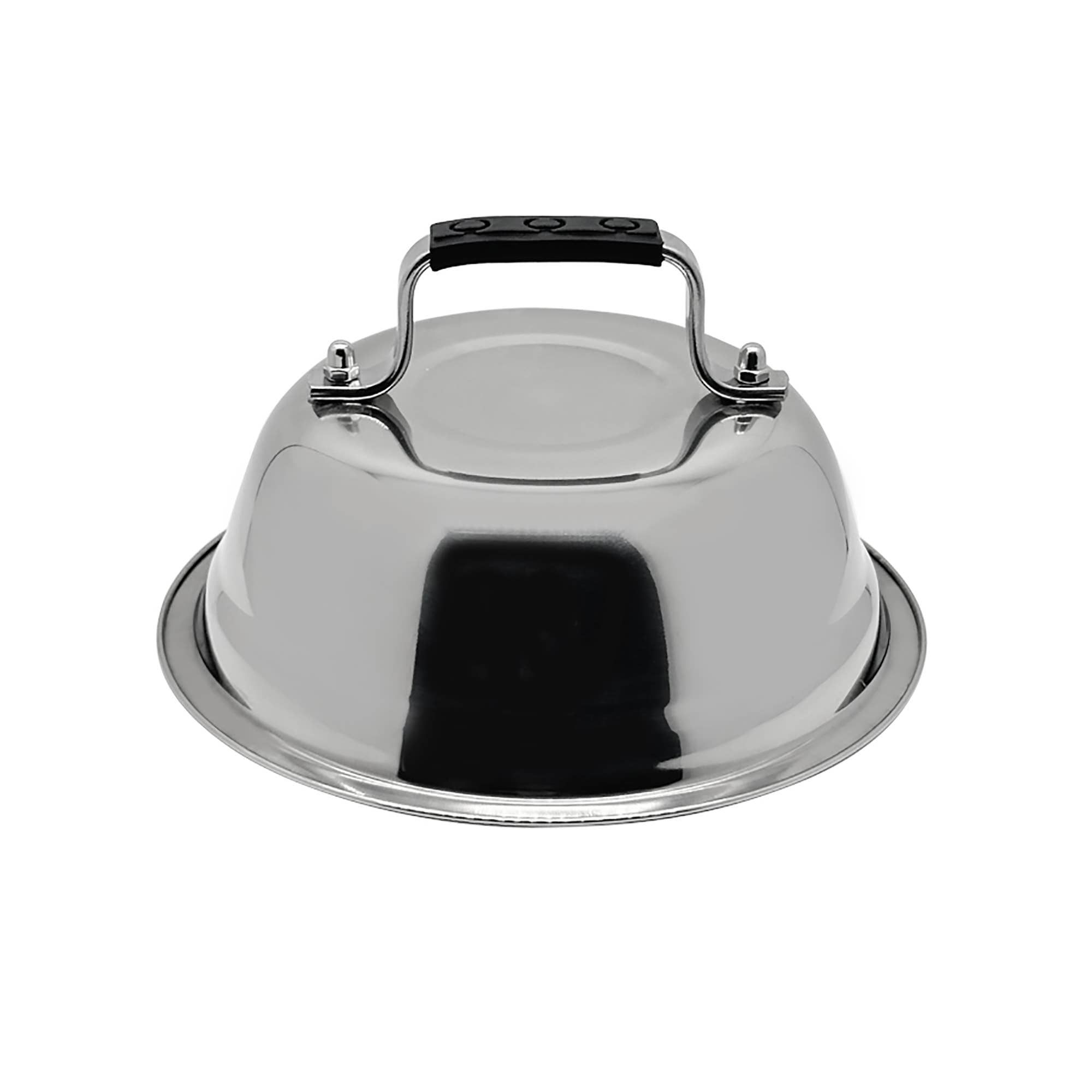 Fox Run Outset Stainless Steel Cheese Melting Dome, 7.5” x 7.5” x 4”