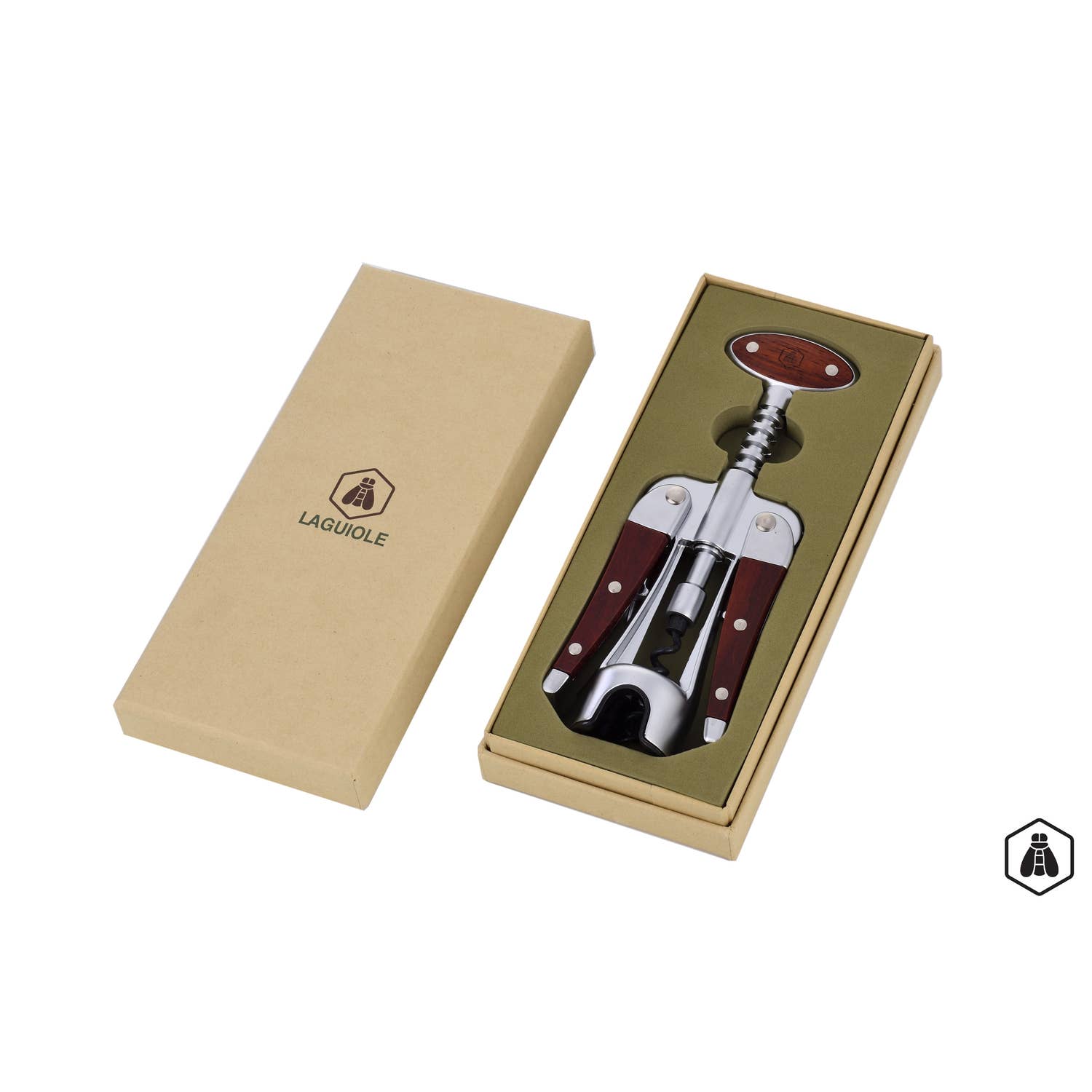 Laguiole Lever Pakkawood Corkscrew