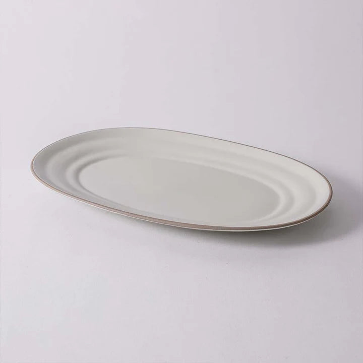 Ladelle Clyde Coconut 33cm Oval Platter