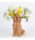 Quail Cockapoo Flower Vase Small - Apricot