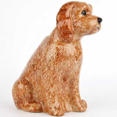 Quail Cockapoo Flower Vase Small - Apricot