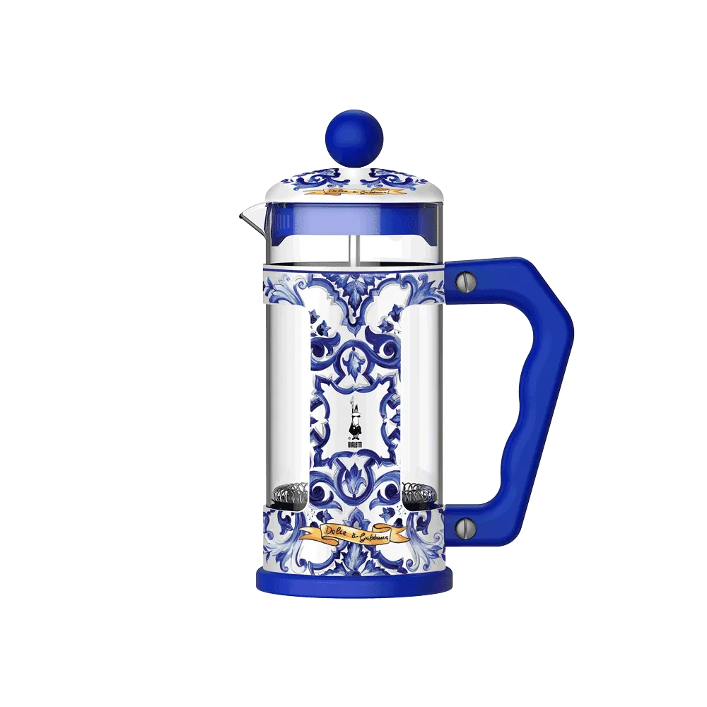 Bialetti Dolce&Gabbana Coffe Press Blu Mediterraneo
