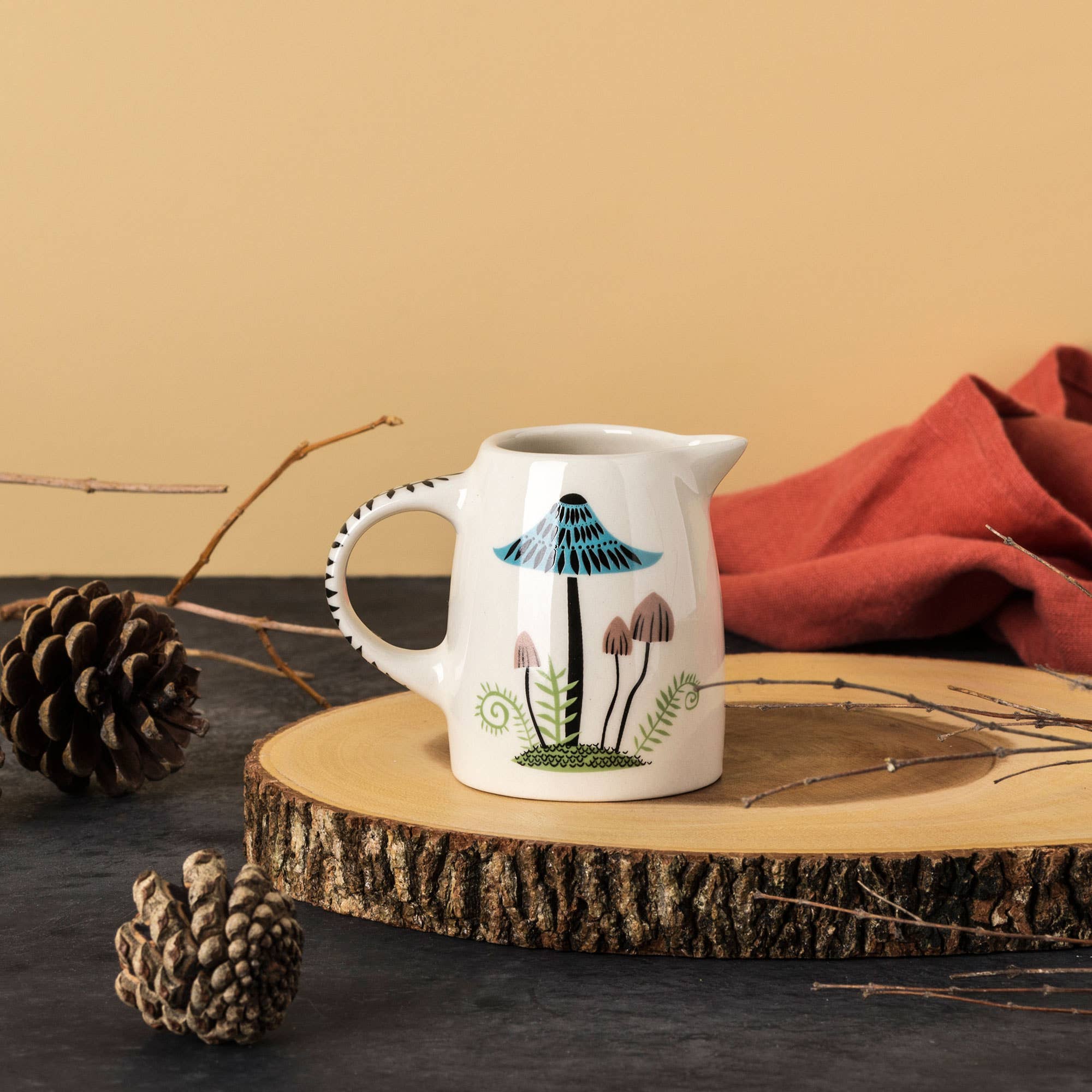 Hannah Turner Handmade Ceramic Toadstool Small Jug