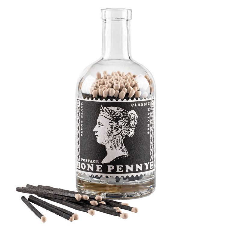 Archivist Penny Black Stamp Match Bottle