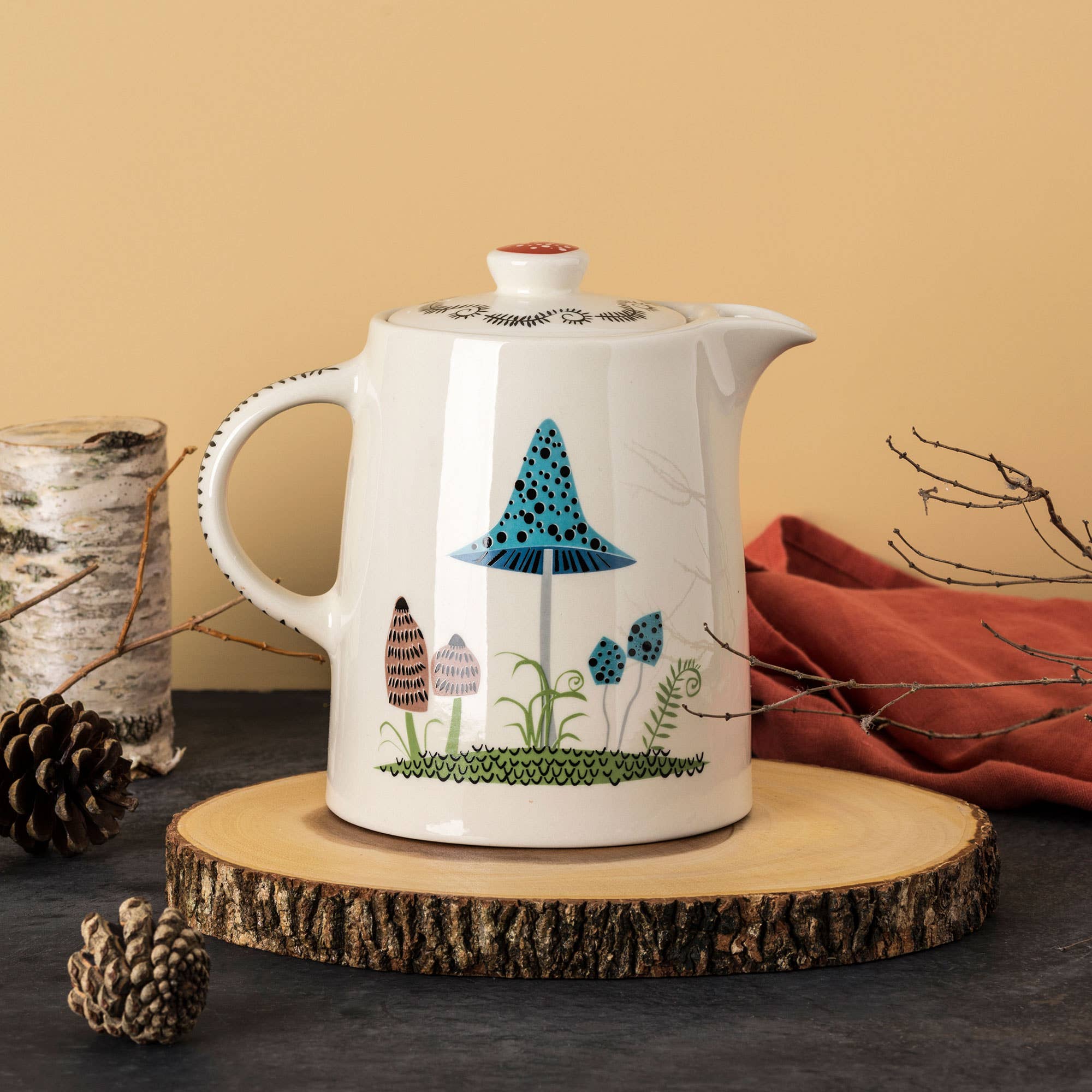 Hannah Turner Handmade Ceramic Toadstool Teapot