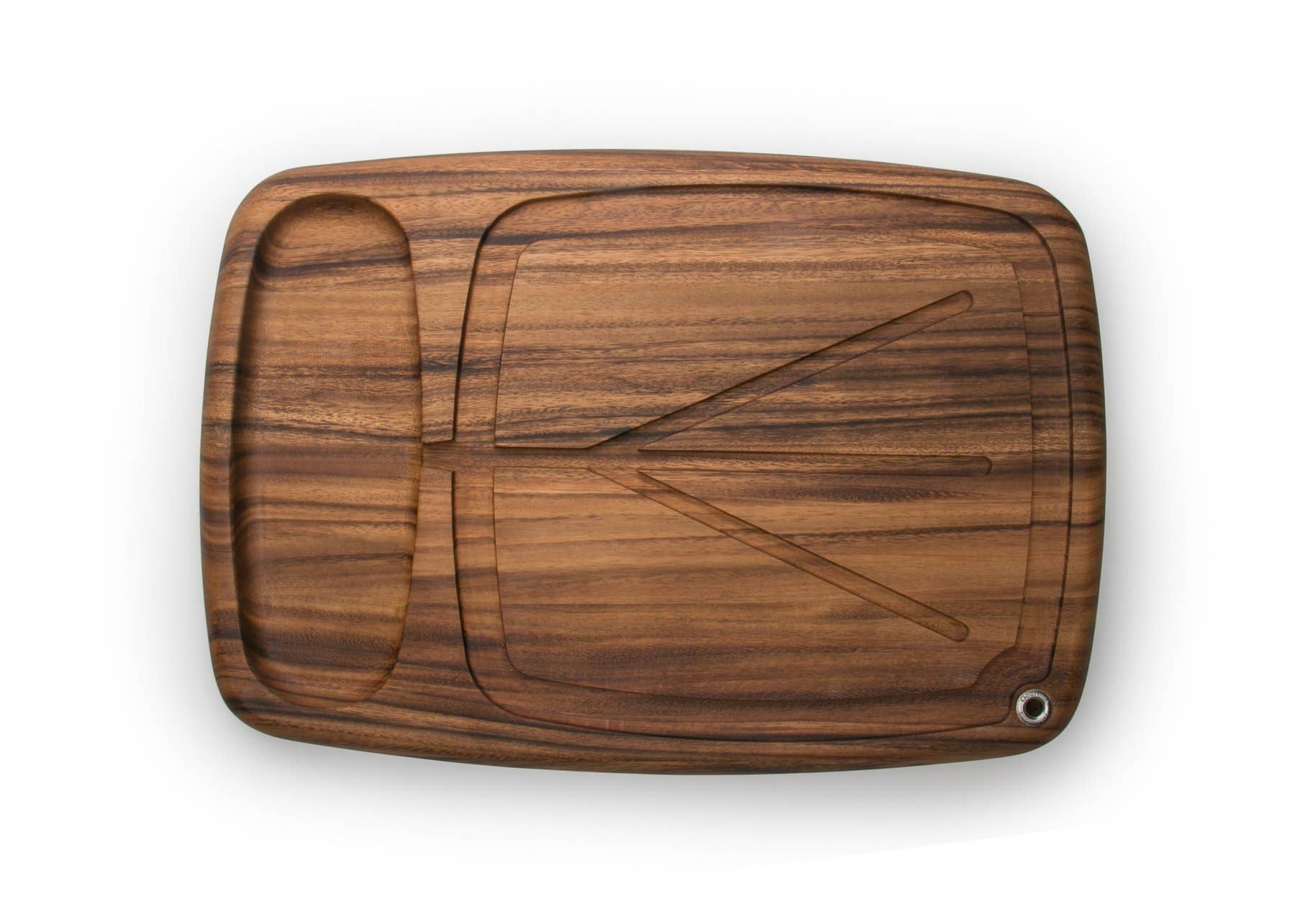 Fox Run Ironwood Kansas City Carving Board, Acacia, 22" x 15"