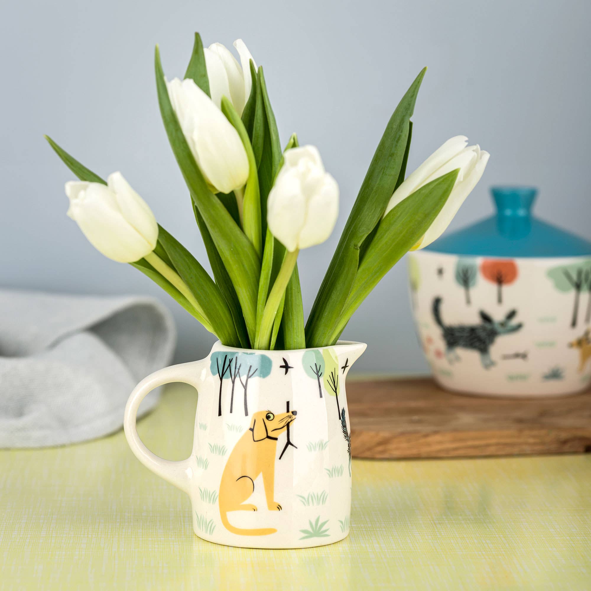 Hannah Turner Handmade Ceramic Dog Small Jug