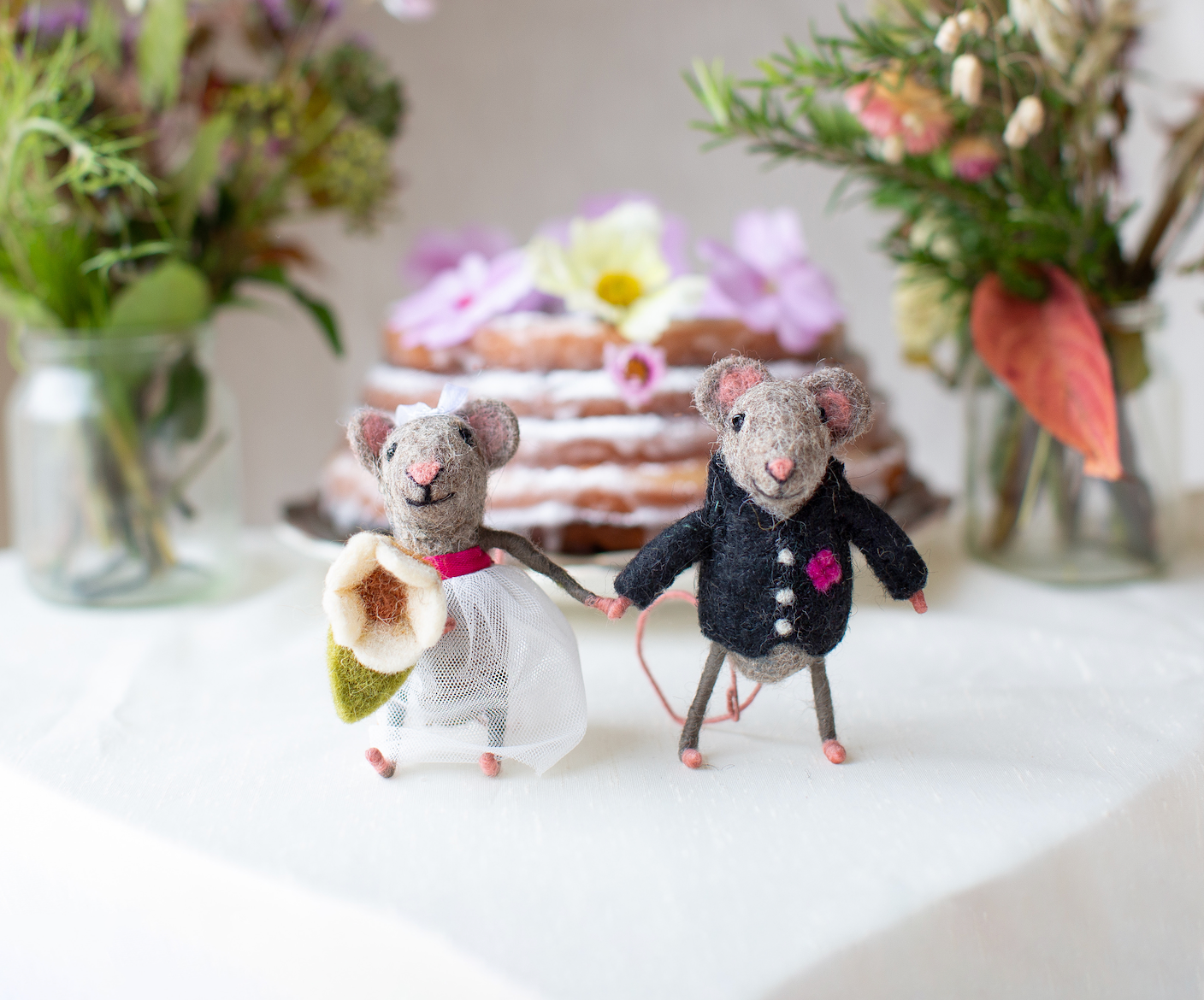 Sew Heart Felt Bride Wedding Mouse