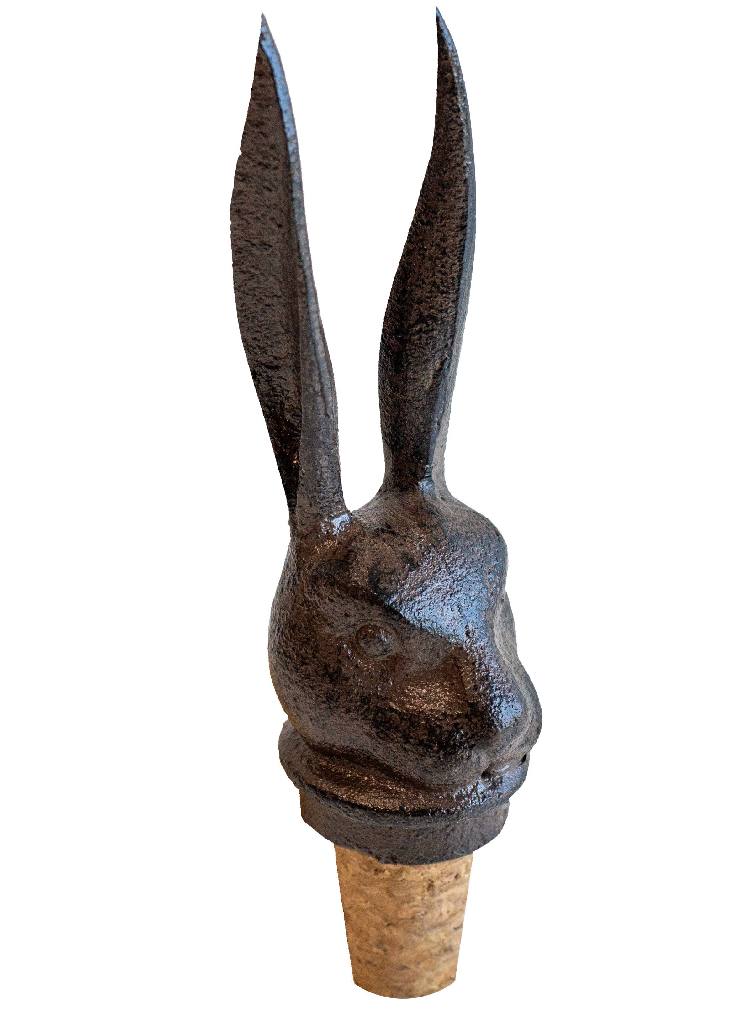 Uberstar Hare Cast Iron Wine Bottle Stopper