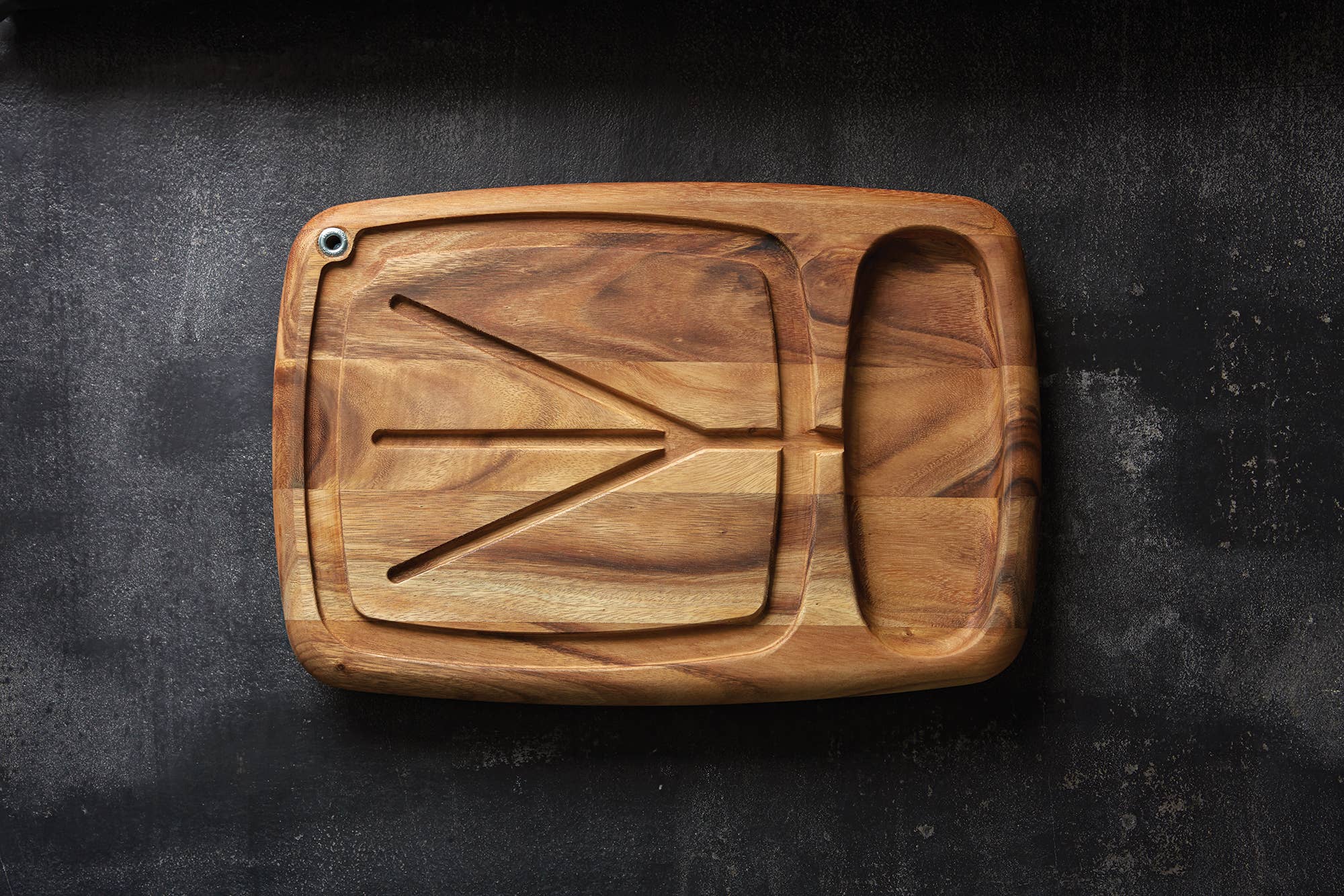 Fox Run Ironwood Kansas City Carving Board, Acacia, 22" x 15"