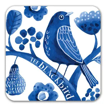 Indigo Collection Coasters | 4 Bird Designs by Repeat Repeat