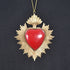 Lila Rasa Flaming Red Ex-Voto Heart Wall Hanging Ornament