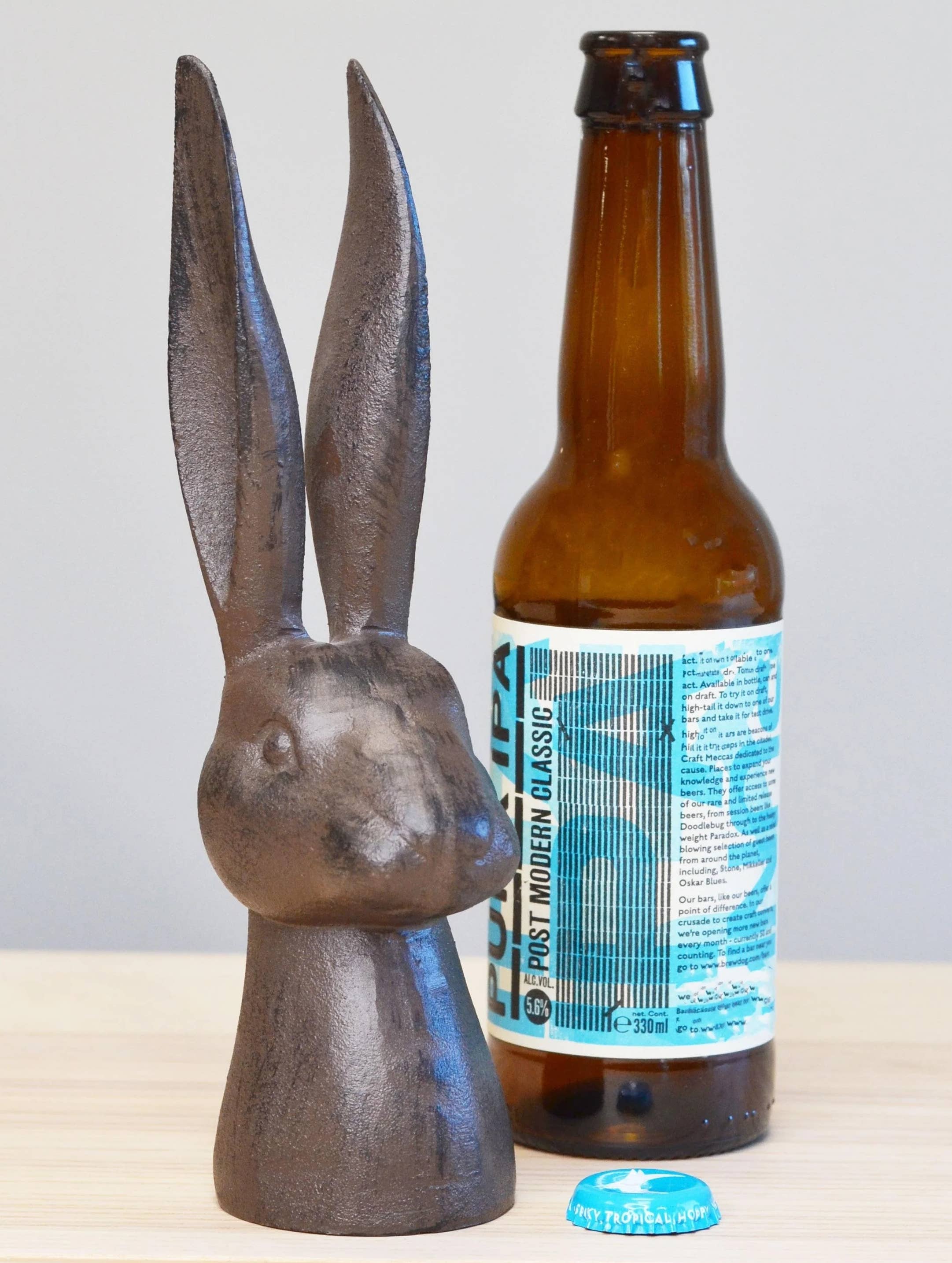 Uberstar Hare Heavyweight Cast Iron Bottle Opener