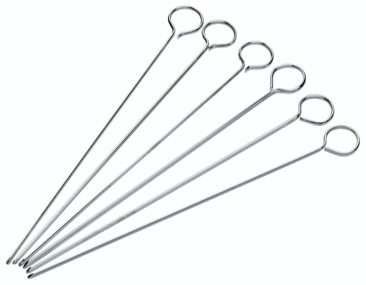 KitchenCraft Pack of Six Flat Sided Skewers