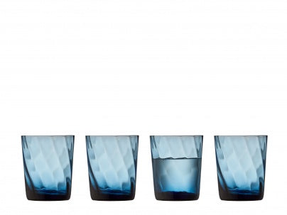 Lyngby Water glass Vienna 30 cl 4 pcs Blue
