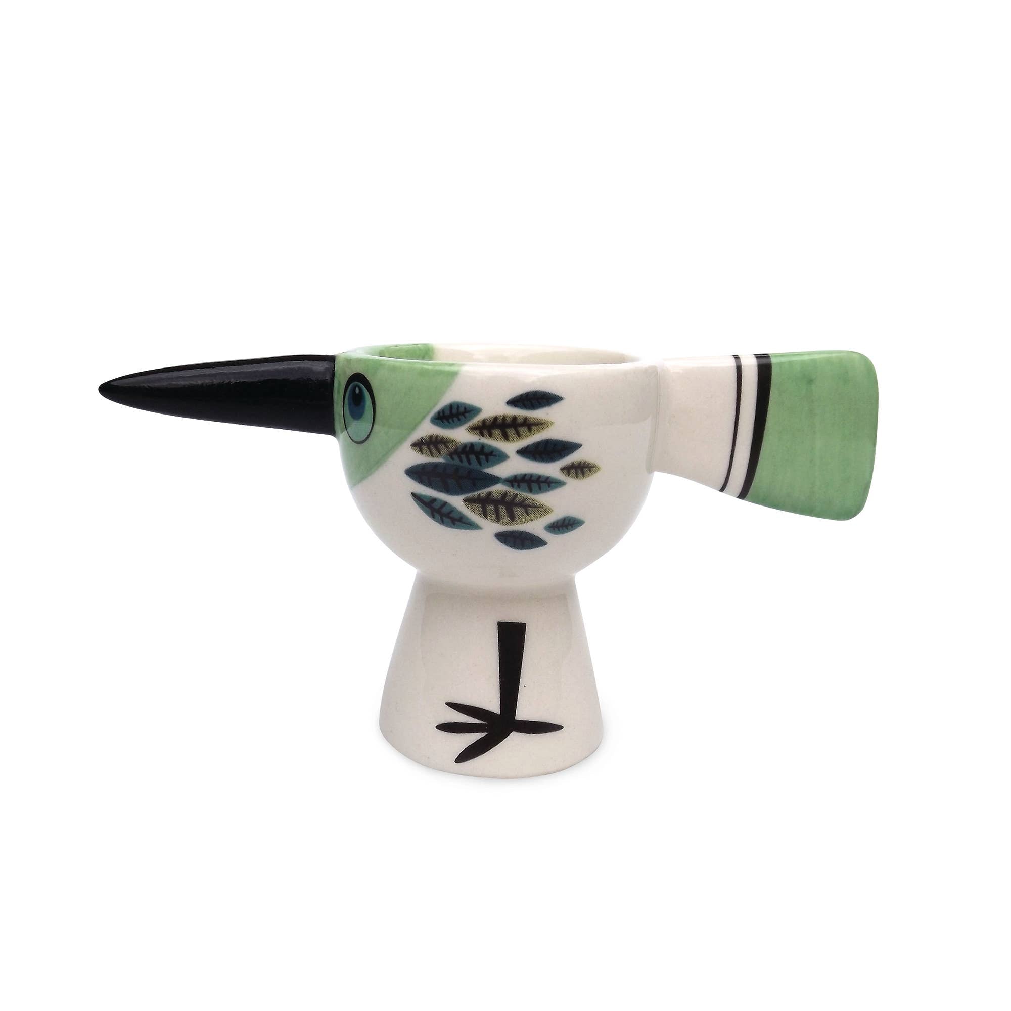 Hannah Turner Green Bird Egg Cup