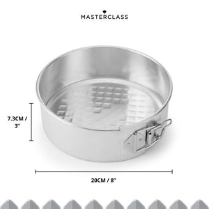 MasterClass Recycled Aluminium Springform Cake Tin, 20cm