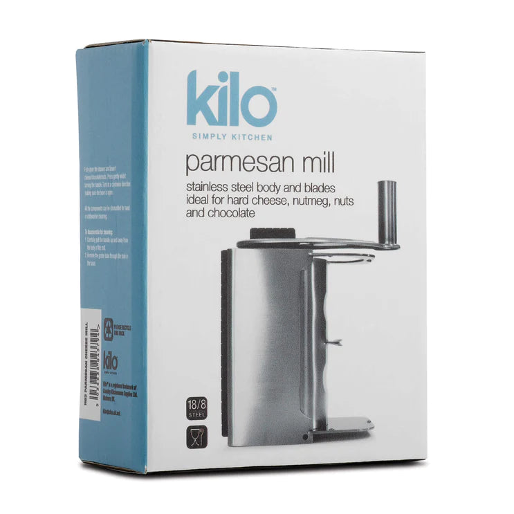Kilo Stainless Steel Parmesan Cheese Mill