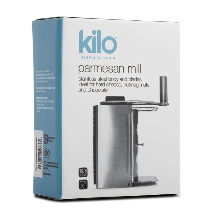 Kilo Stainless Steel Parmesan Cheese Mill